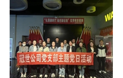 冠世公司黨支部開(kāi)展主題黨日活動(dòng)組織觀看電影《援愛(ài)》